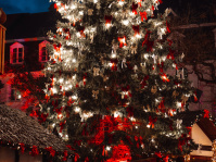 Weihnachtsbaum am St. Johanner Markt